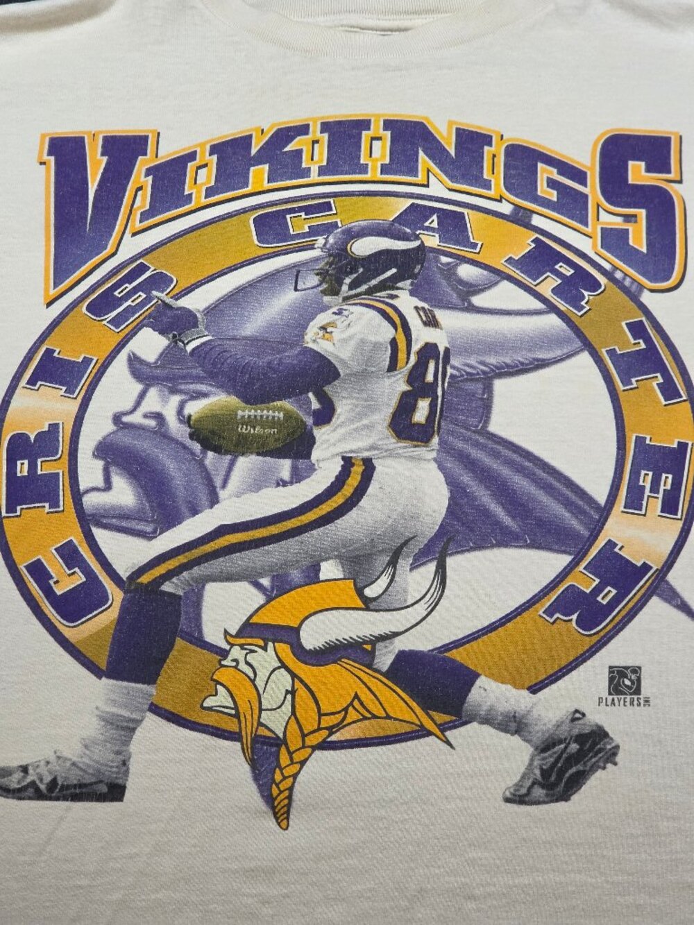 Vintage Vikings Cris Carter Graphic T-Shirt